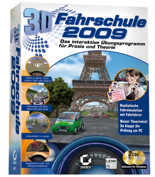 SyBEX 3D Fahrschule 2009 German - 2 CD
