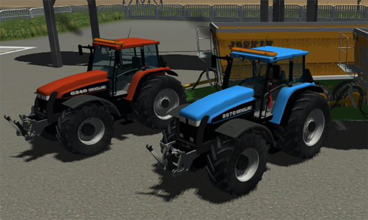 New Holland G240 and New Holland 8970