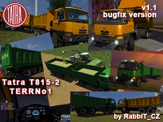 Tatra T815-2 TERRNo1 Pack v1.1 Bugfix